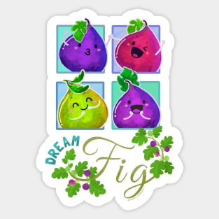 Dream Fig - Punny Garden Sticker